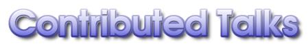 Contributed Talks